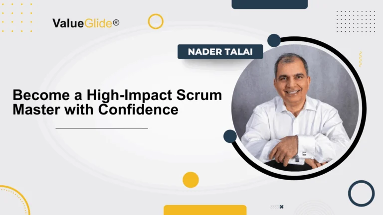 Professional trainer delivering Scrum Master training session